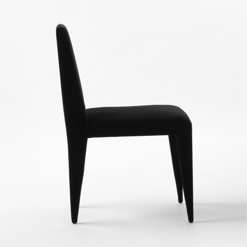 Editor Black Velvet Dining Chair - image 6 of 9