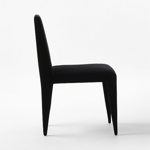 Editor Black Velvet Dining Chair