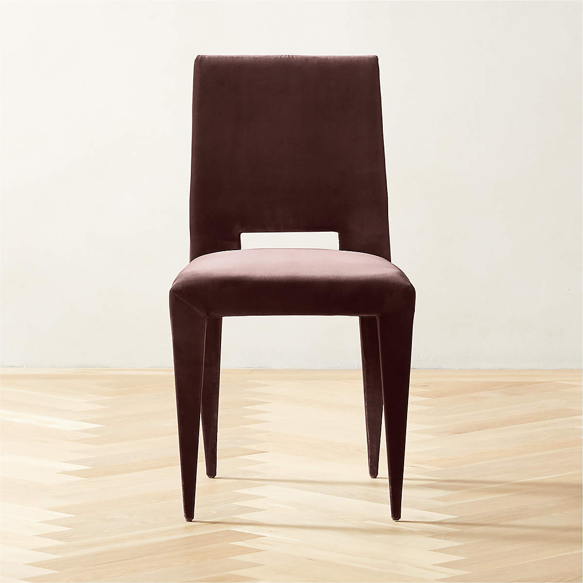 Editor Espresso Upholstered Dining Chair CB2