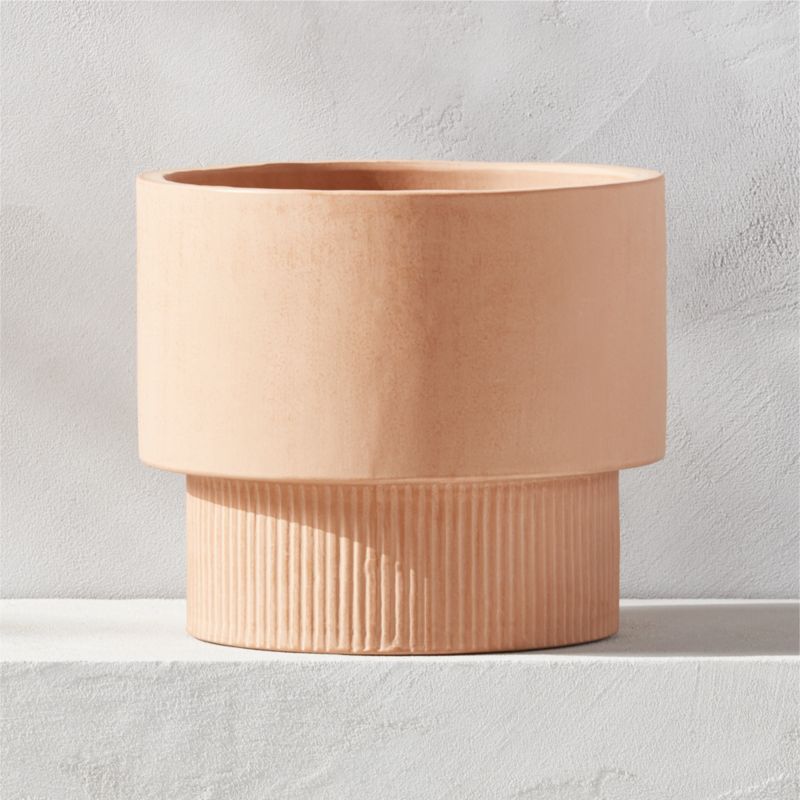 View Efrem Terracotta Outdoor Planter Small details