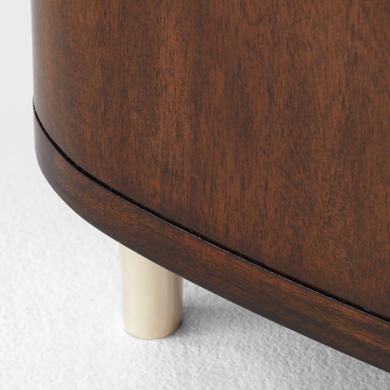 Egan 2-Drawer Dark Wood Nightstand - image 10 of 12