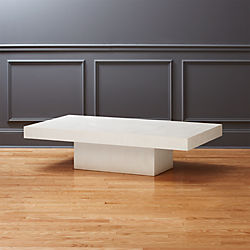Modern Coffee Tables Cb2 Element Ivory Rectangular Coffee Table