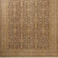 Elena Hand-Knotted Golden Brown Performance Rug Swatch 12"x12"