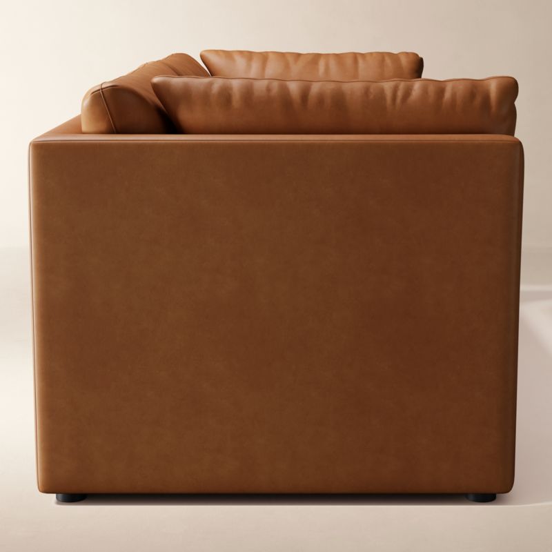 Eleni 91" Leather Trundle Sleeper - image 3 of 5