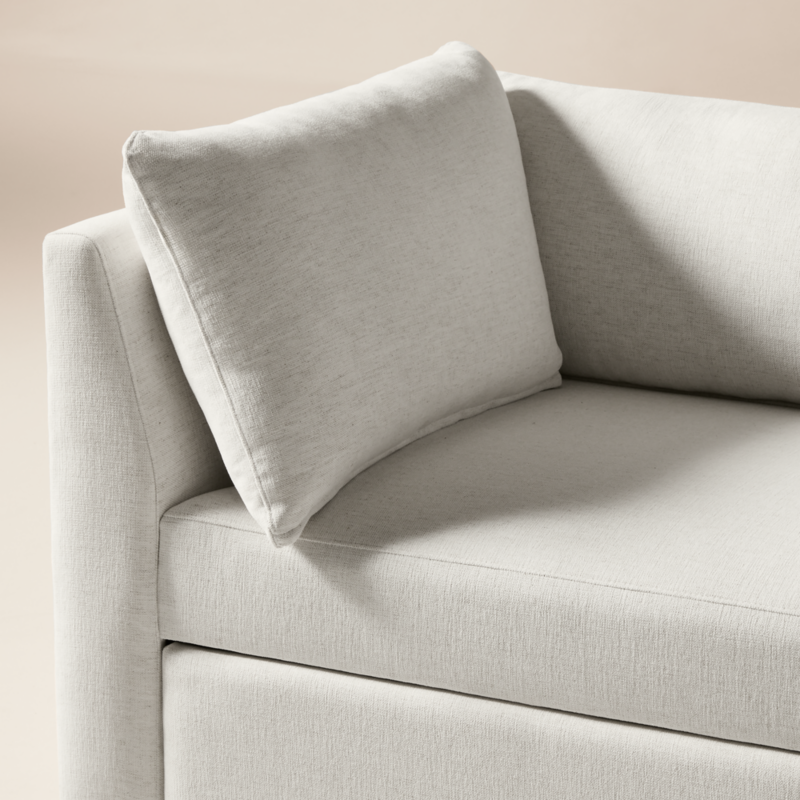 Eleni 91" Ivory Performance Chenille Sleeper Sofa - image 7 of 9