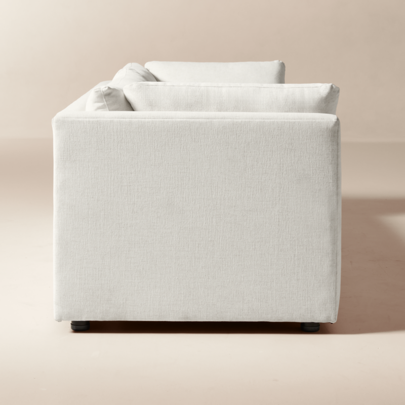 Eleni 91" Ivory Performance Chenille Sleeper Sofa - image 4 of 9