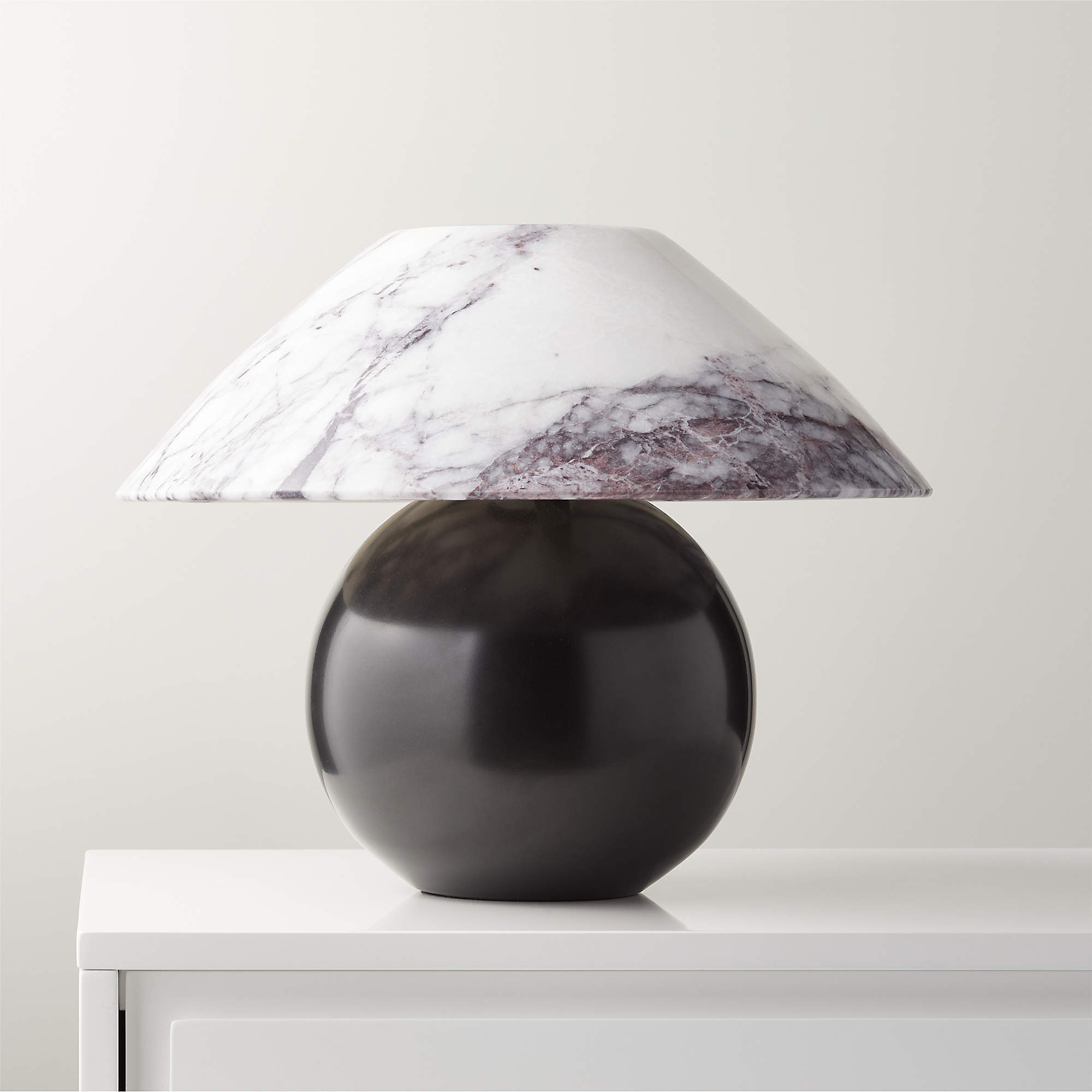 Eleonora Modern Marble Table Lamp Cb2 Canada 5861