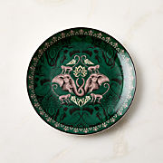 Palm Grove Green Leather Backgammon Set