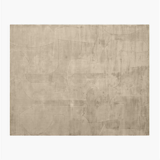 Eleyne Handloomed Coco Brown TENCEL™ Lyocell Area Rug 8'x10'