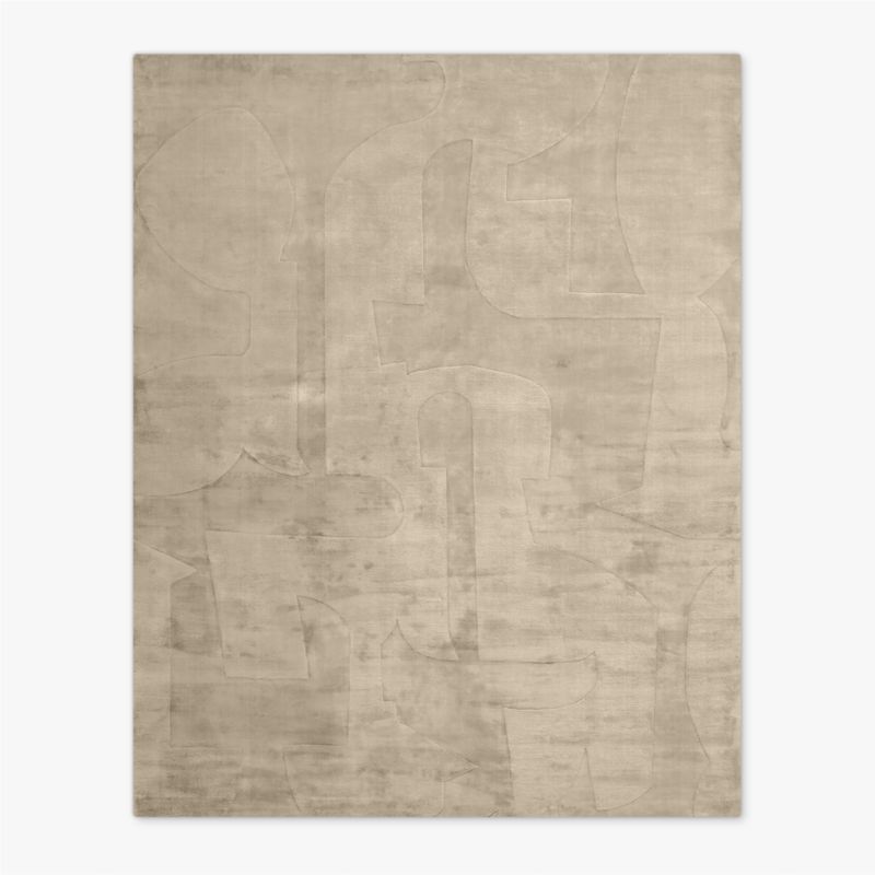 Eleyne Handloomed Coco Brown TENCEL™ Lyocell Area Rug 5'x8' - image 0 of 5