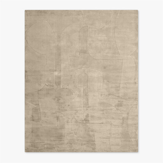 Eleyne Handloomed Coco Brown TENCEL™ Lyocell Area Rug 10'x14'