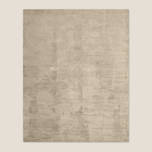 Eleyne Handloomed Coco Brown TENCEL™ Lyocell Area Rug