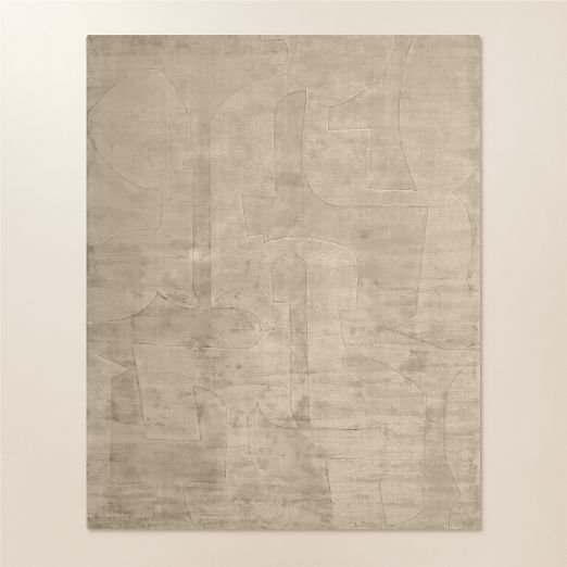 Eleyne Handloomed Coco Brown TENCEL™ Lyocell Area Rug 8'x10'