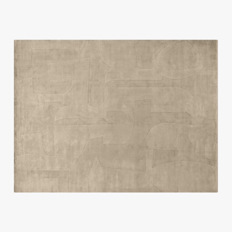 Eleyne Handloomed Coco Brown TENCEL™ Lyocell Area Rug 9'x12' - image 0 of 4