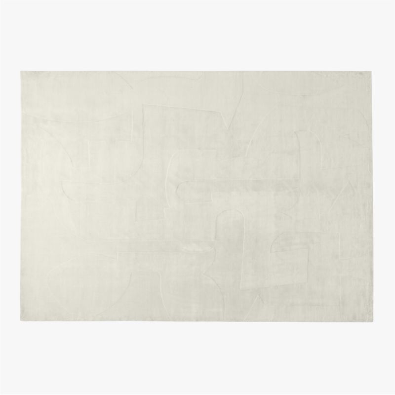 Eleyne Handloomed Ivory TENCEL™ Lyocell Area Rug 10'x14' - image 0 of 4