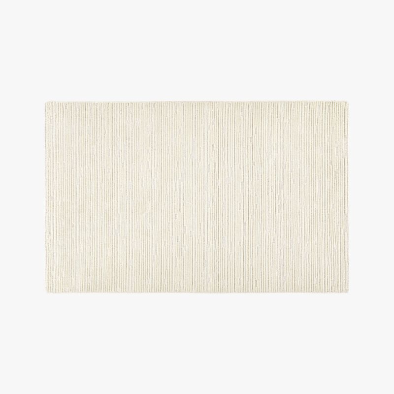 Elfen Ivory Textured Wool Area Rug 8'x10' - image 0 of 5