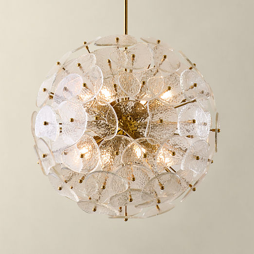 Eline Textured Glass Pendant Light