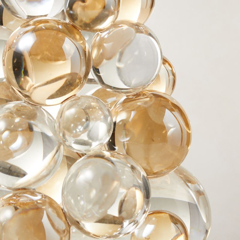 Elle Clear and Amber Crystal Christmas Tree Figure 8.25" - image 4 of 10