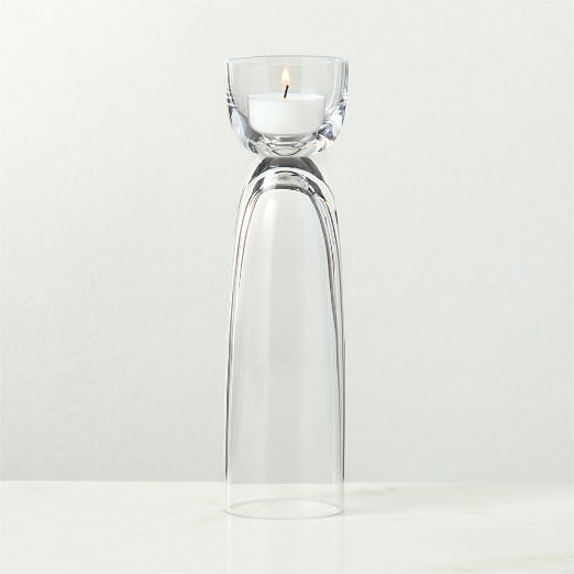 Elluma Glass Tealight Candle Holder Large