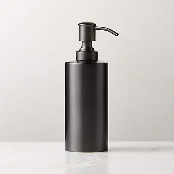 Elton Blackened Stainless Steel Soap Pump