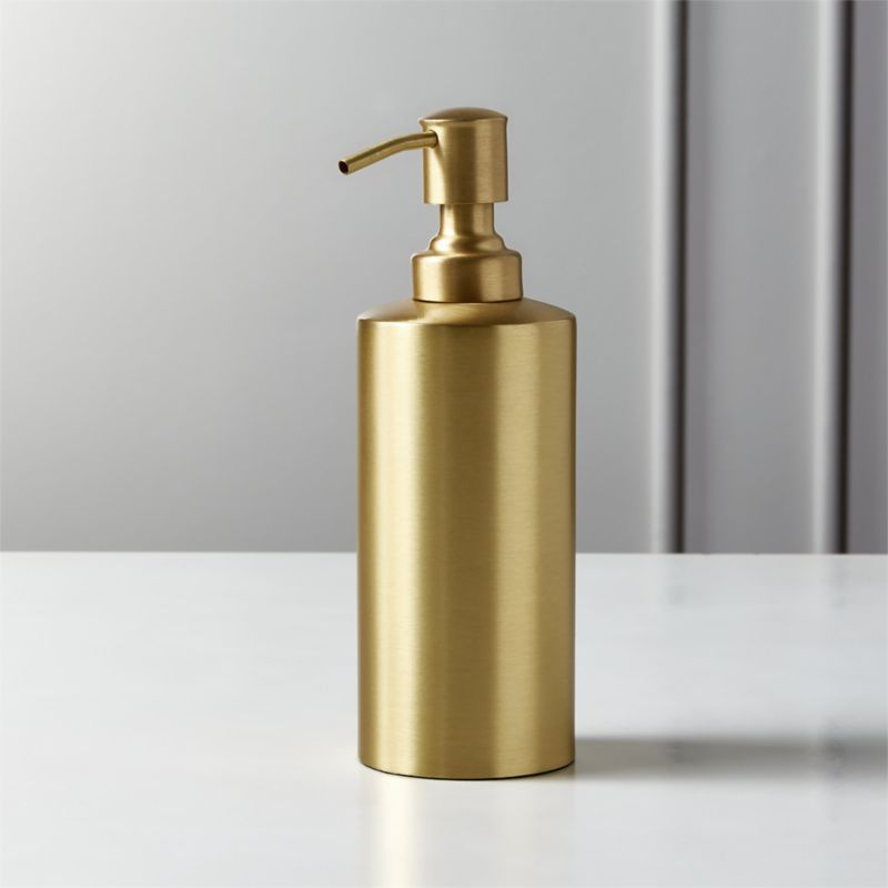 View Elton Brushed Brass Soap Pump details