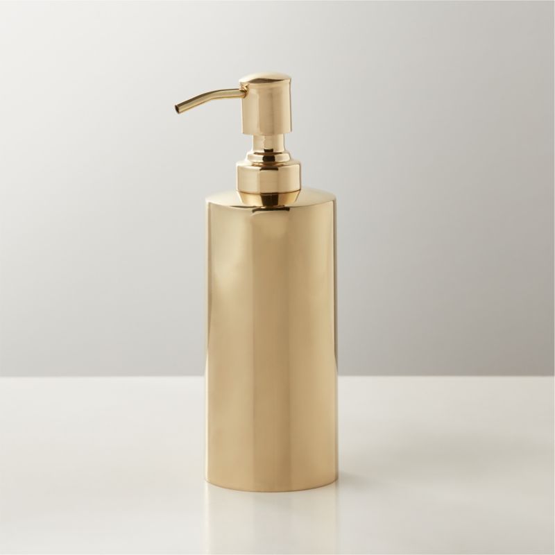 View Elton Polished Brass Soap Pump details