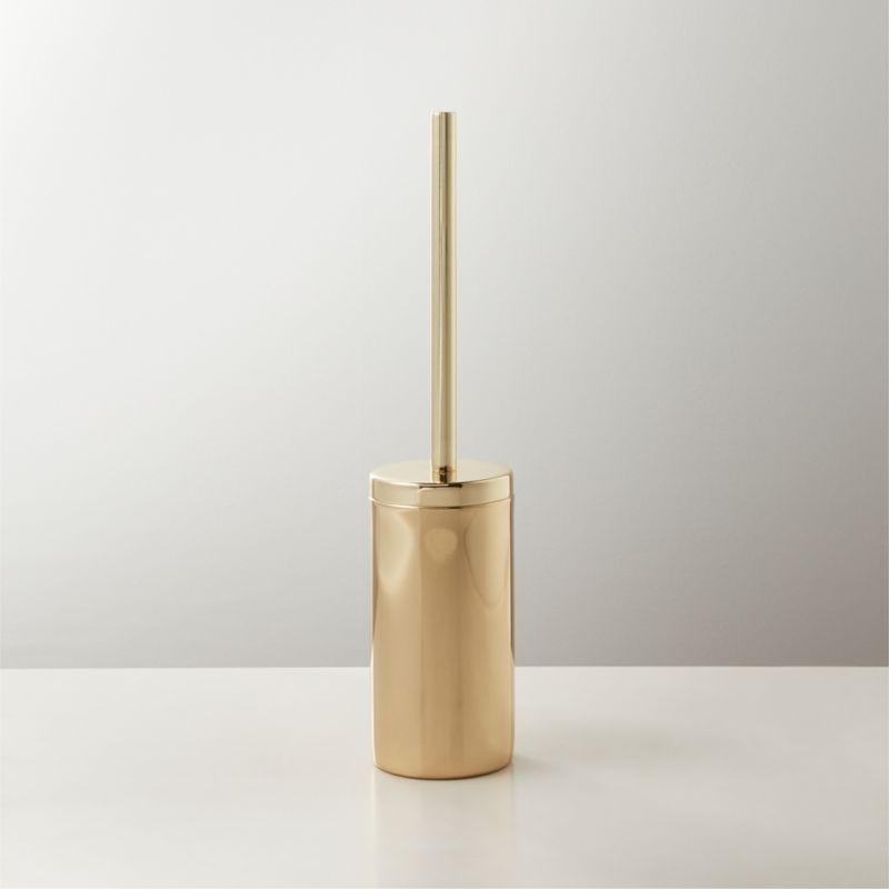 View Elton Polished Brass Toilet Brush details