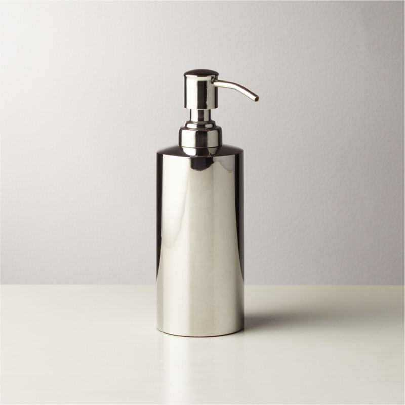 View Elton Polished Stainless Steel Soap Pump details
