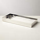 Marq High Gloss White Rectangle Tray + Reviews