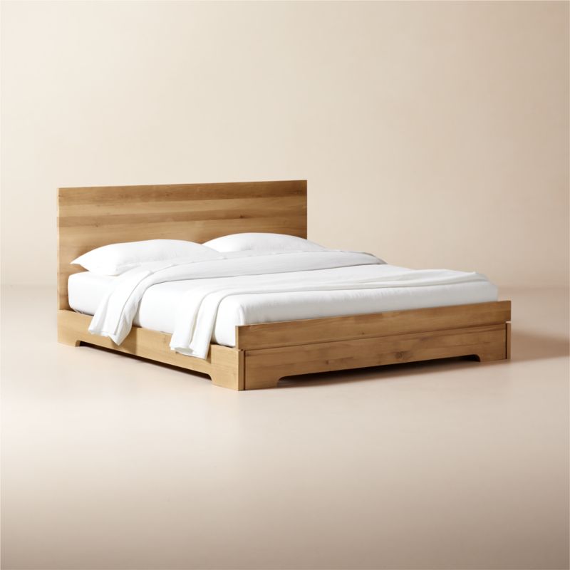 Elwood White Oak King Bed by Lawson-Fenning - image 3 of 8