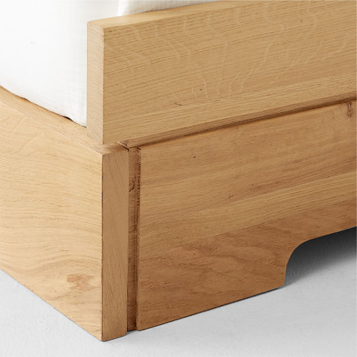 Elwood White Oak King Bed by Lawson-Fenning