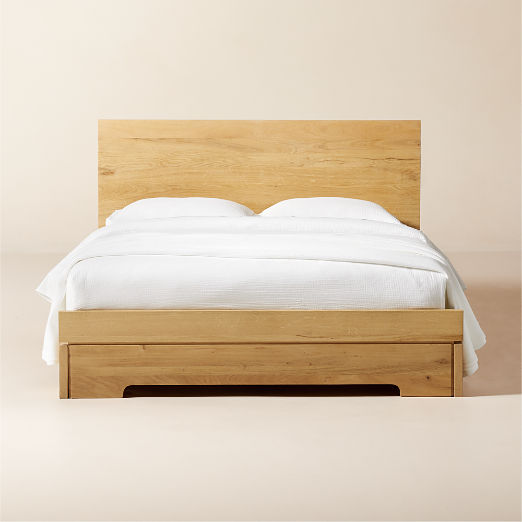 Elwood White Oak King Bed by Lawson-Fenning