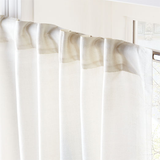 Elysium Neutral Dupioni Silk Window Curtain Panel 48"x108"