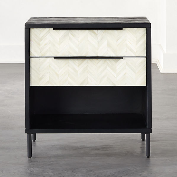 Ema Bone Inlay Nightstand Reviews Cb2