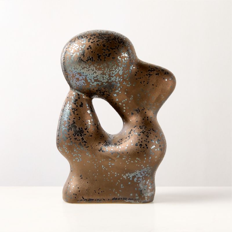 Emani Brown Ceramic Decorative Sculpture - image 0 of 3