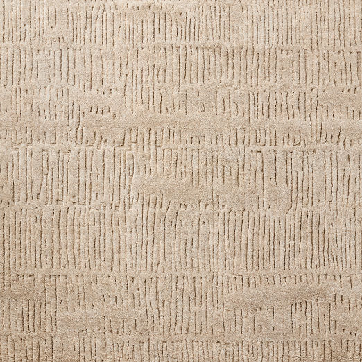 Emerson Hand-Knotted Taupe New Zealand Wool Rug Swatch 12"x12"