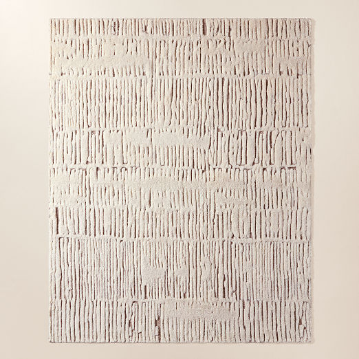 Emerson Hand-Knotted Warm White New Zealand Wool Area Rug
