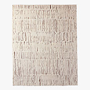 Emerson Hand-Knotted Warm White New Zealand Wool Area Rug 8'x10'