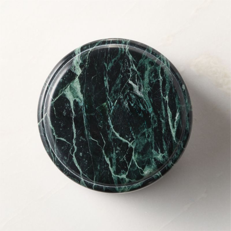 Emil Round Green Spider Marble Box - image 3 of 5