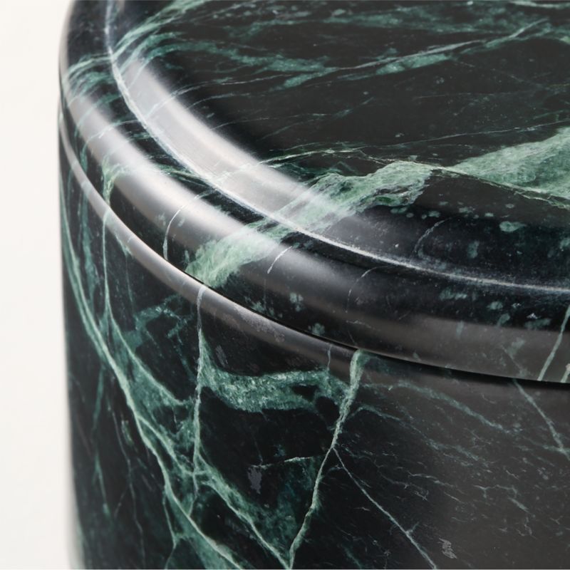 Emil Round Green Spider Marble Box - image 1 of 5