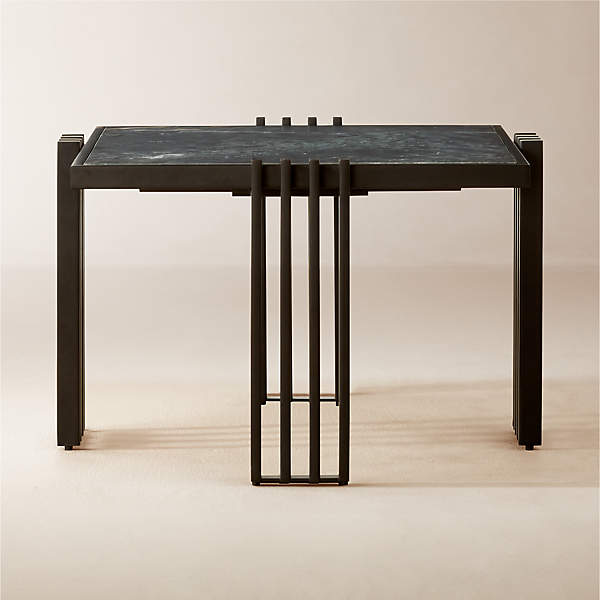 Cb2 black on sale side table