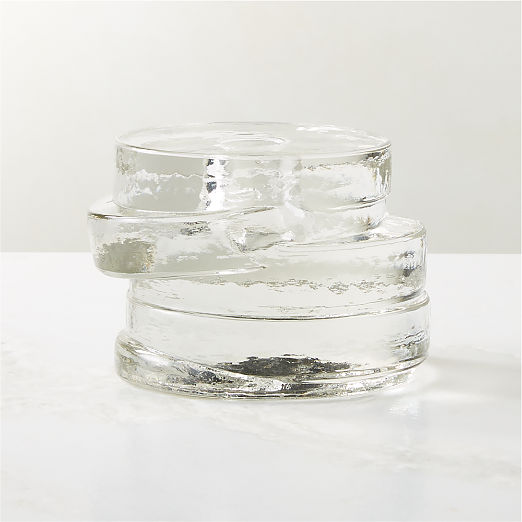 Modern Clear Candlestick Holders CB2 Canada