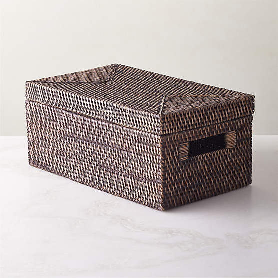 Emme Natural Rattan Baskets | CB2