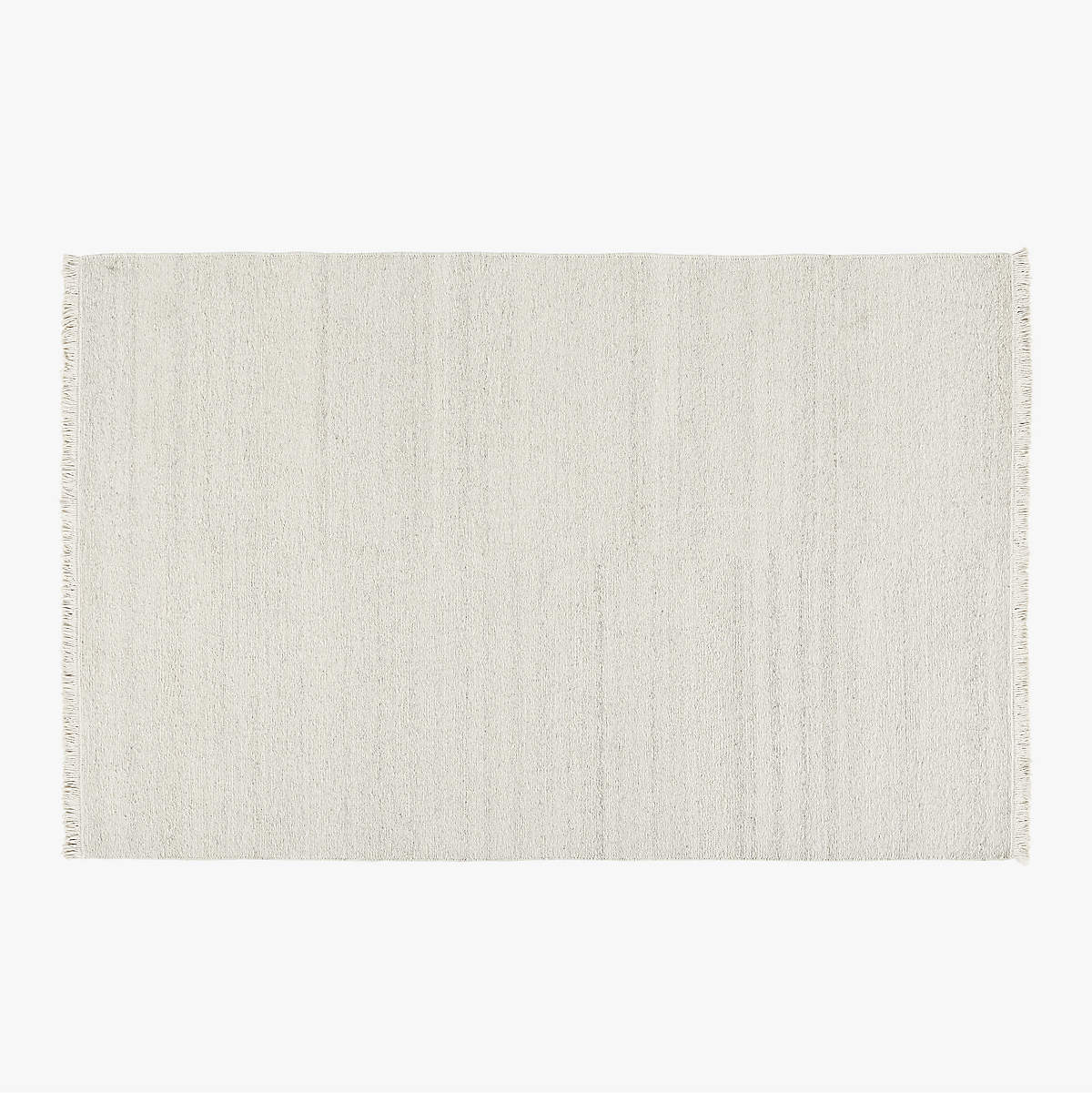 Emmette New Zealand Wool Grey HandKnotted Soumak Area Rug 6'x9