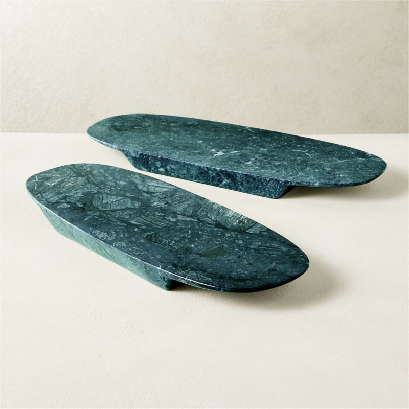 Emmy Green Marble Server | CB2