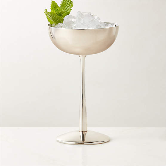 Emporia Stainless Steel Coupe Glass