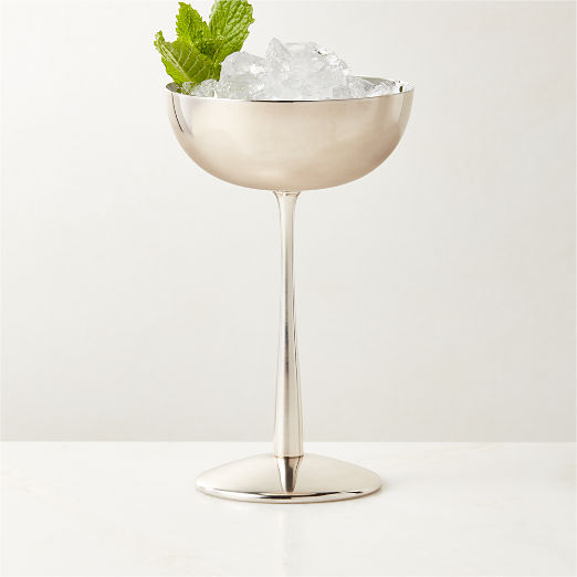Emporia Stainless Steel Coupe Glass