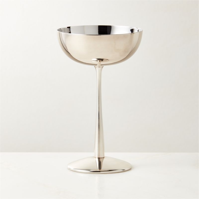 Emporia Stainless Steel Coupe Cocktail Glass - image 0 of 7