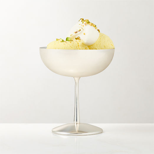 Emporia Stainless Steel Coupe Dessert Glass