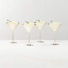 Emporia Stainless Steel Martini Glasses Set of 4